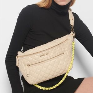MZ Wallace Crosby Crossbody Sling Bag Buff - Brand New With Tags